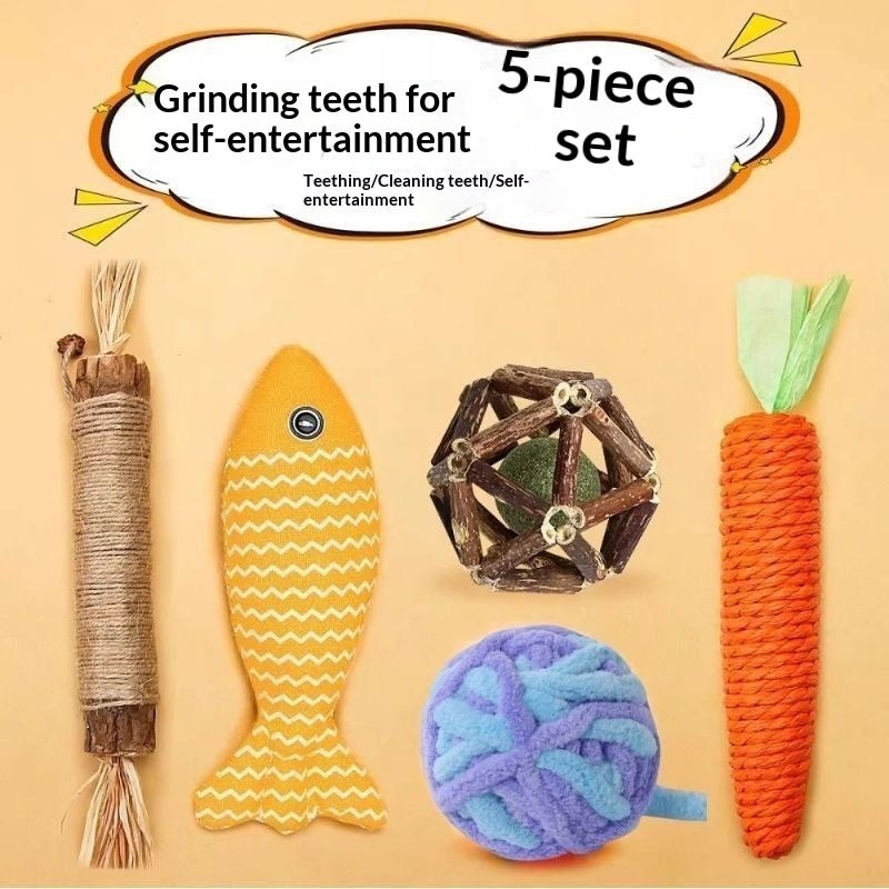 Pet Supplies Cat Toy Gift Set Interactive Play Collection
