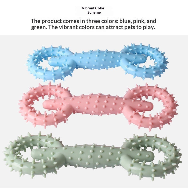 Pet Pull Ring Dog Chew Gnawing Interactive Toy