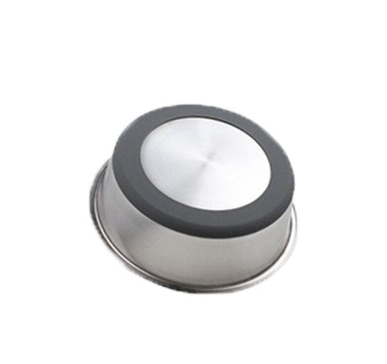 Silicone Stainless Steel Pet Feeding Water Bowl for Cats Dogs