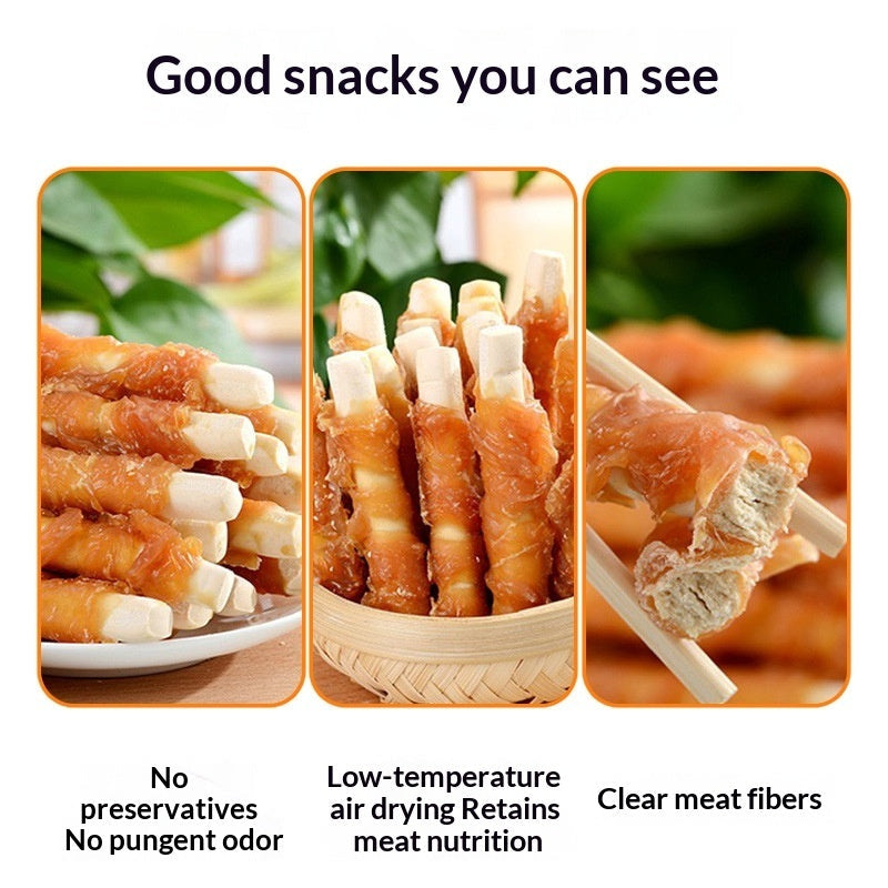 Chicken Milk Calcium Chew Sticks Dog Treats Bones