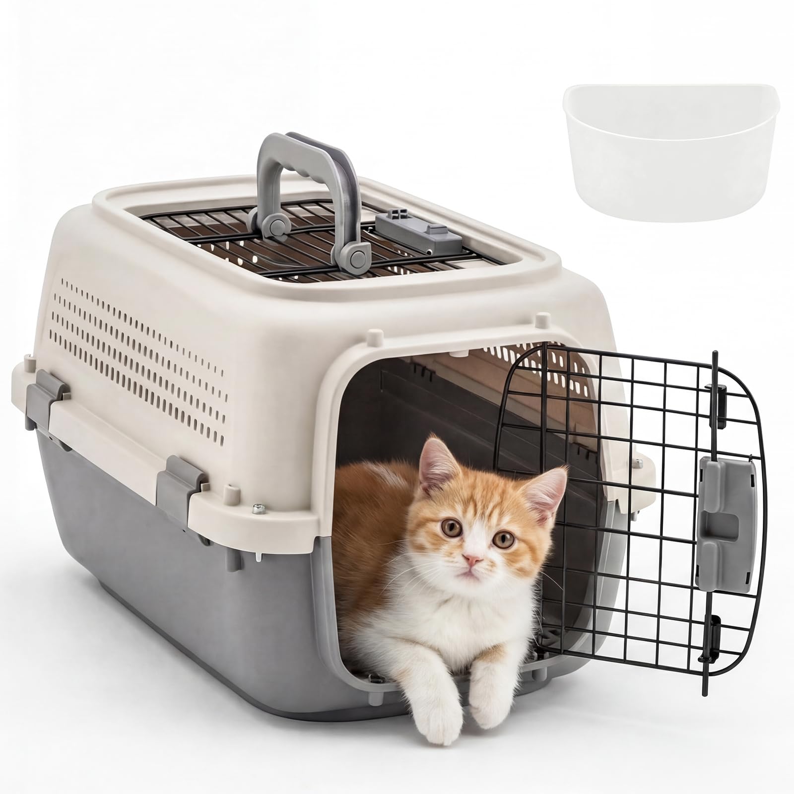 Airline Approved Pet Carrier Crate for Small Dogs Cats Travel