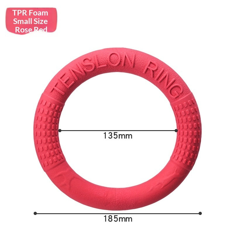 Bite Resistant Soft Pull Ring Flying Disc Dog Training Toy