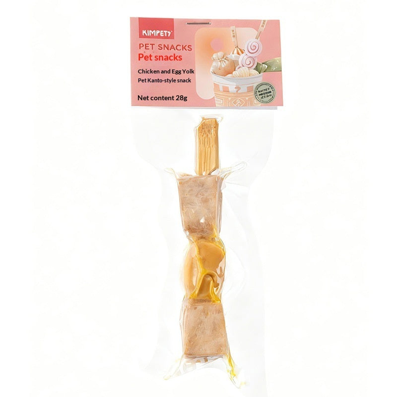 Pet Dried Meat Skewers Oden Stick Treats Snacks