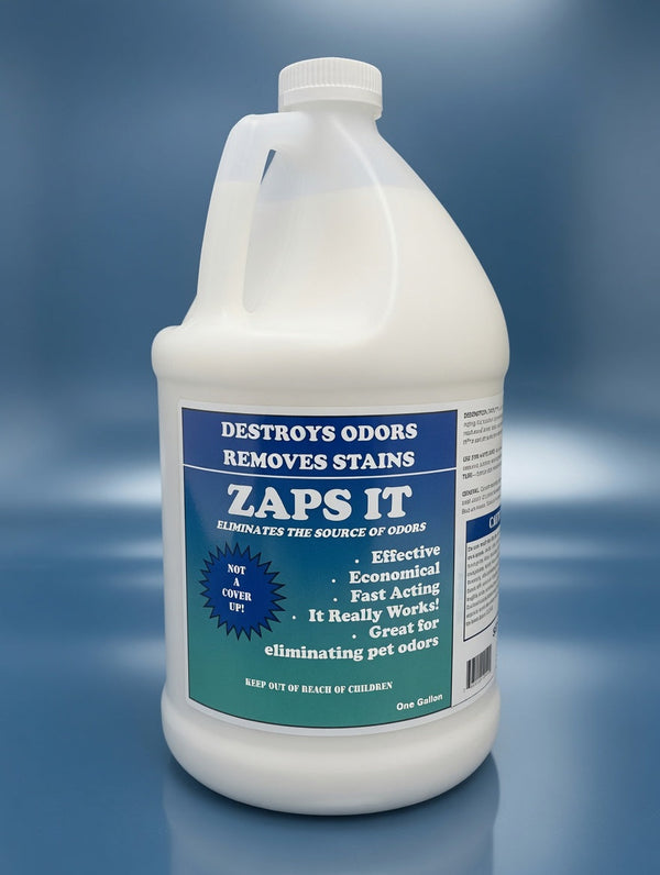 Zaps It Concentrate Natural Pet Professional Bio-enzymatic Odor Eliminator & Stain Remover (1 Gallon)